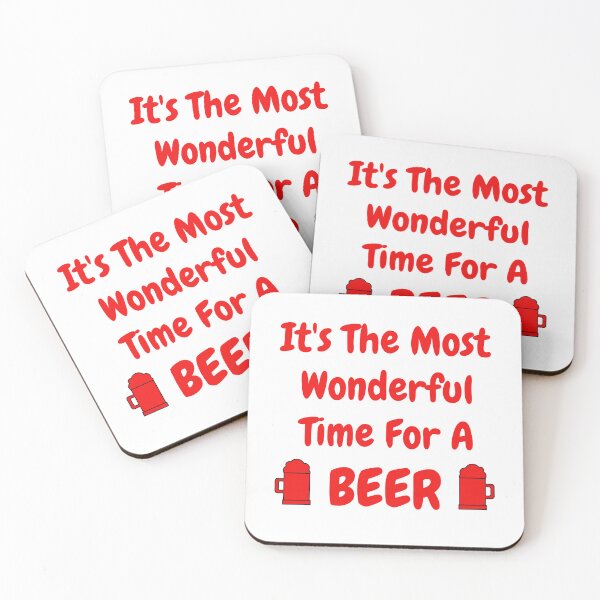 Item preview, Its the most wonderful time of the year. Its the most wonderful time for a beer. Beer Lover Christmas Design. The Perfect Christmas or Secret Santa Gift. T-Shirt designed and sold by That Cheeky Tee.