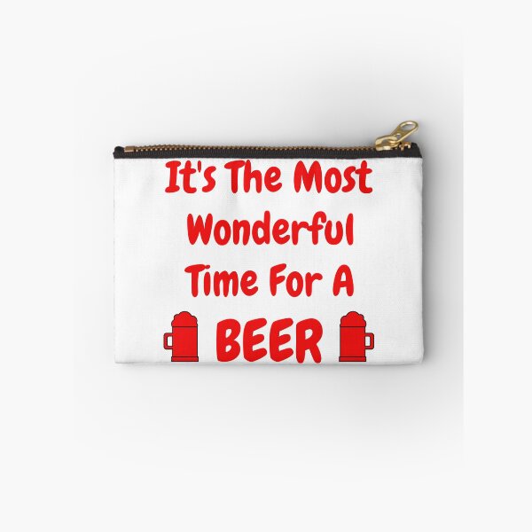 Item preview, Its the most wonderful time of the year. Its the most wonderful time for a beer. Beer Lover Christmas Design. The Perfect Christmas or Secret Santa Gift. T-Shirt designed and sold by That Cheeky Tee.