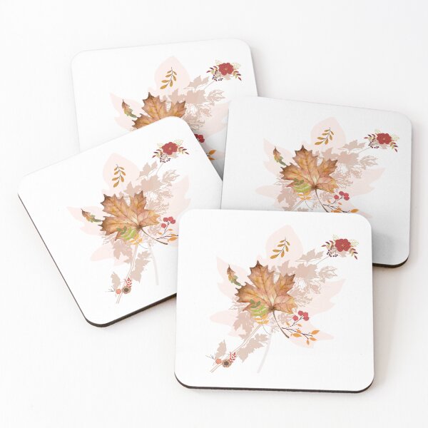 Item preview, Autumn Fall Leaves Twigs Elegant Pattern designed and sold by sandhyabhagath.