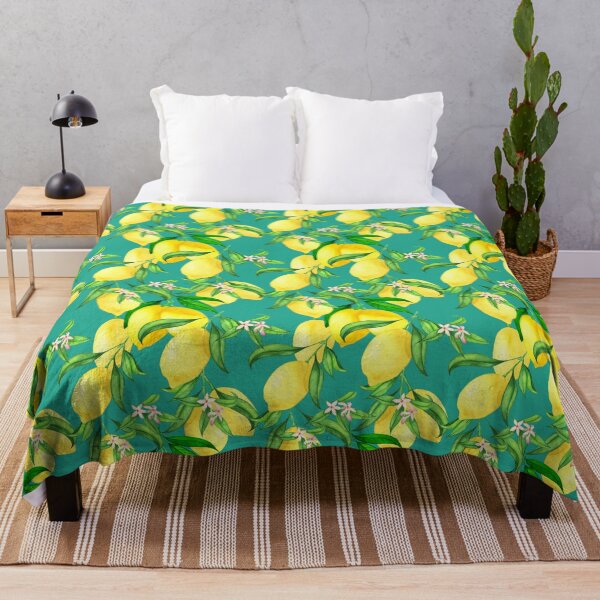 Item preview, Vibrant Lemons, Lemon Blossom and Lemon Leaves designed and sold by silviaol.