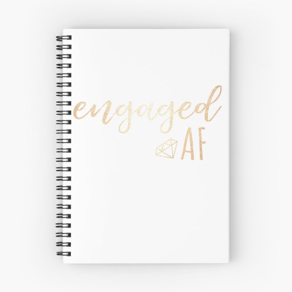 Item preview, Engaged AF Cute Engagement Fiancee designed and sold by Manveersh.