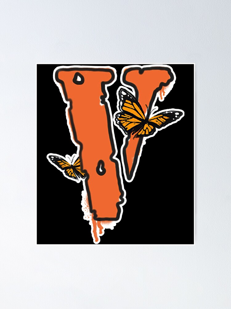 juice wrld butterfly vlone