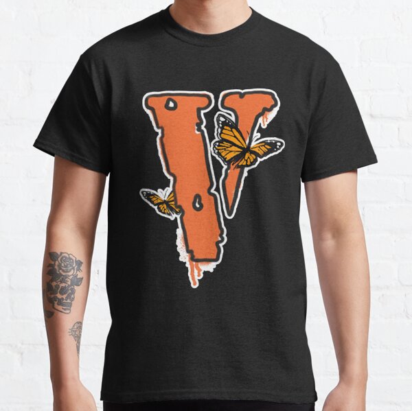 Vlone X Juice Wrld Butterfly Active T-Shirt for Sale by fybriggs16