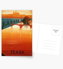 Postales Cartel vintage Praga