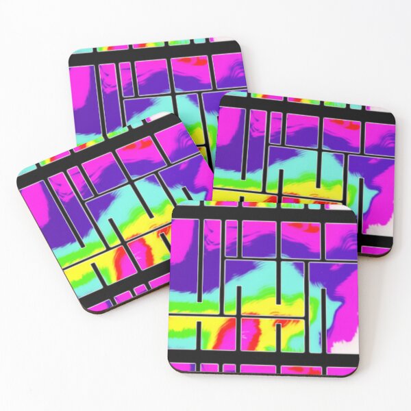 Item preview, 1990's colorful squares designed and sold by Zen's art shop.