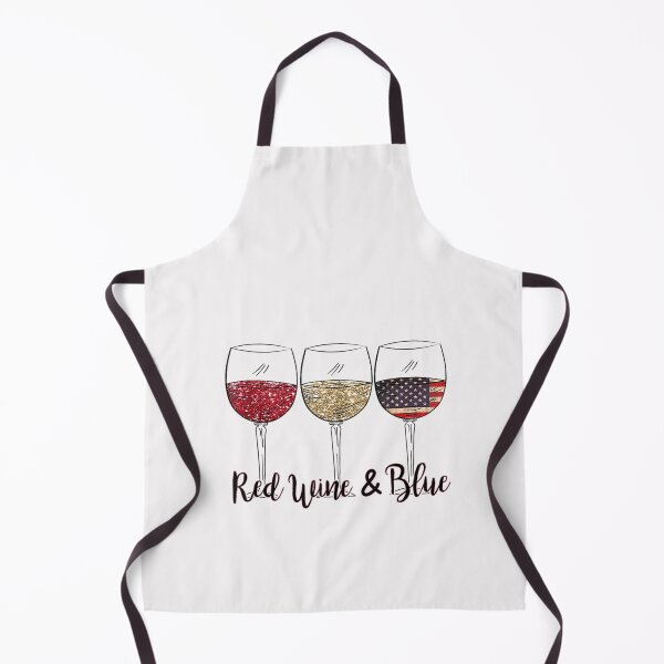 Item preview, Red Wine & Blue 4th of July wine Red White Blue Wine Glasses T Shirt designed and sold by Anthony-Wilson.