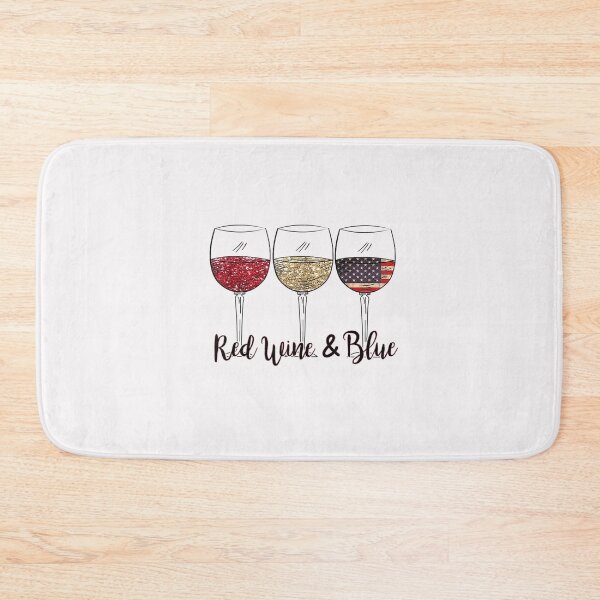 Item preview, Red Wine & Blue 4th of July wine Red White Blue Wine Glasses T Shirt designed and sold by Anthony-Wilson.