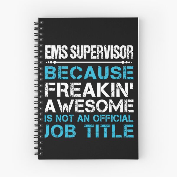 Item preview, Ems Supervisor T Shirt - Freaking Awesome Gift Item Tee designed and sold by watkinsmat.