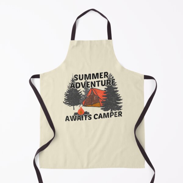 Aperçu de l'œuvre Summer adventure camper awaits (Retro, 70s, Camping) créée et vendue par yococo.