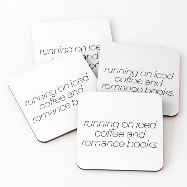 Item preview, running on iced coffee and romance books designed and sold by mtayzart.
