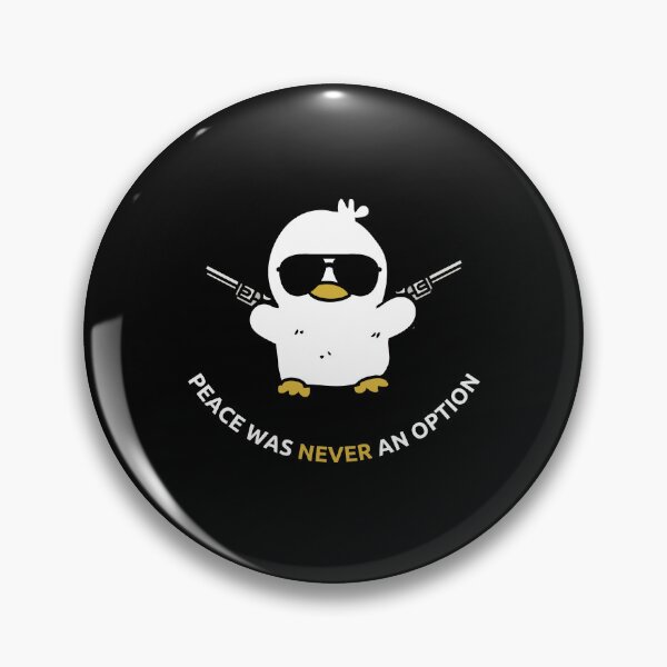Item preview, Funny Duck - Peace Was Never An Option T shirt designed and sold by CircaModern.