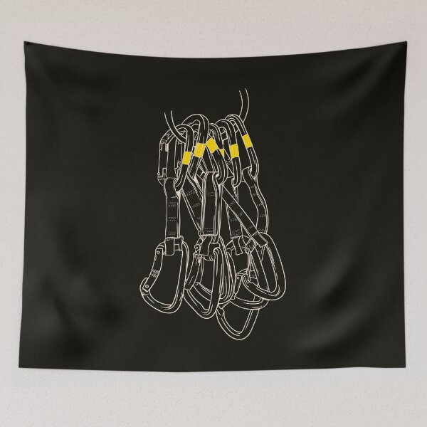 Item preview, Rack of climbing quickdraws designed and sold by piedaydesigns.