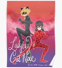 Ladybug & Cat Noir - Miraculous Ladybug Poster