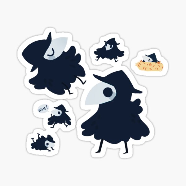 eileen the crow Sticker
