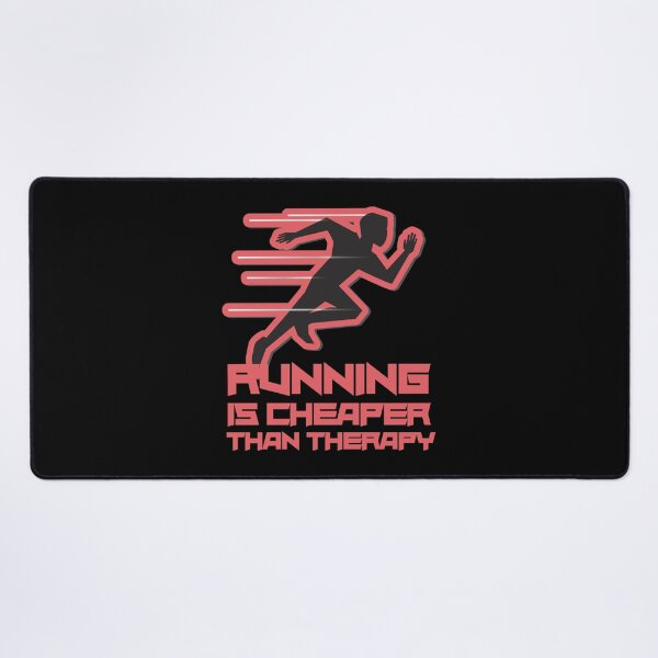 Item preview, Copy Of Running Is Cheaper Than Therapy Red Sticker designed and sold by janlzmaude.