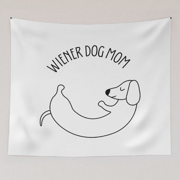 Aperçu de l'œuvre wiener dog moom créée et vendue par kaelinmeicher.