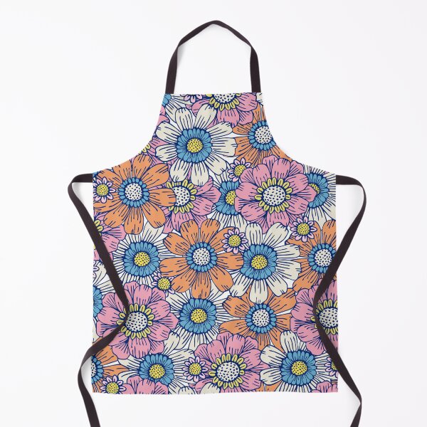 Aperçu de l'œuvre Flower field pattern. The power of flowers. Hippie pattern of the sixties. créée et vendue par Kizuneko.