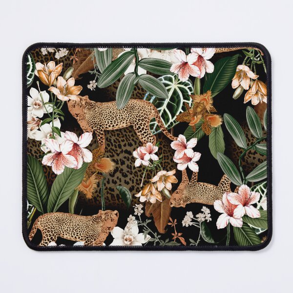 Item preview, Floral leopard jungle designed and sold by FGCART.