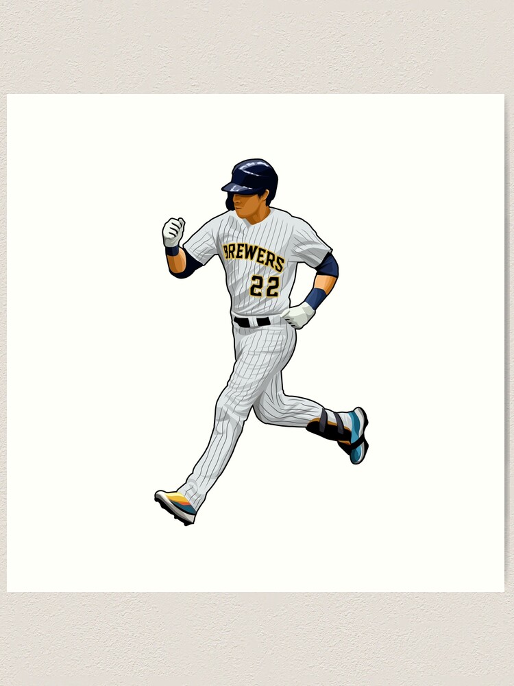 Eric Thames Milwaukee Brewers Sports Poster Fan Art Sports 