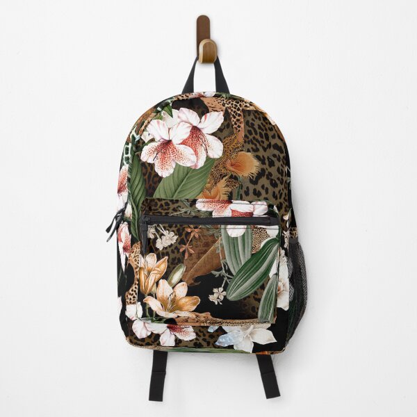 Item preview, Floral leopard jungle designed and sold by FGCART.