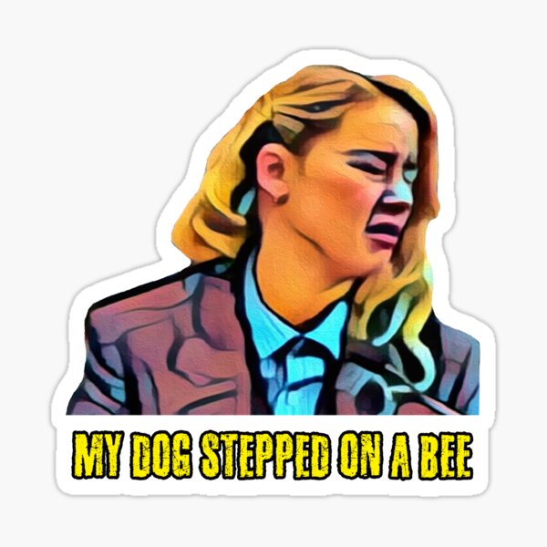 Amber Heard My Dog Stepped On A Bee GIF