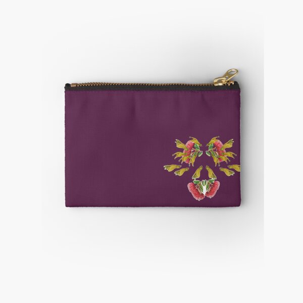 Item preview, Retro kiwiana kowhai and pahutukawa pattern designed and sold by dawnduthie.