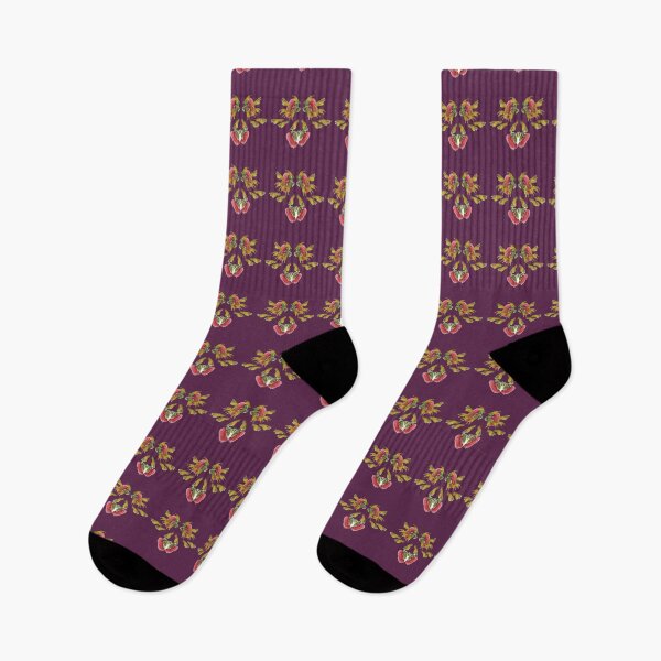 Item preview, Retro kiwiana kowhai and pahutukawa pattern designed and sold by dawnduthie.