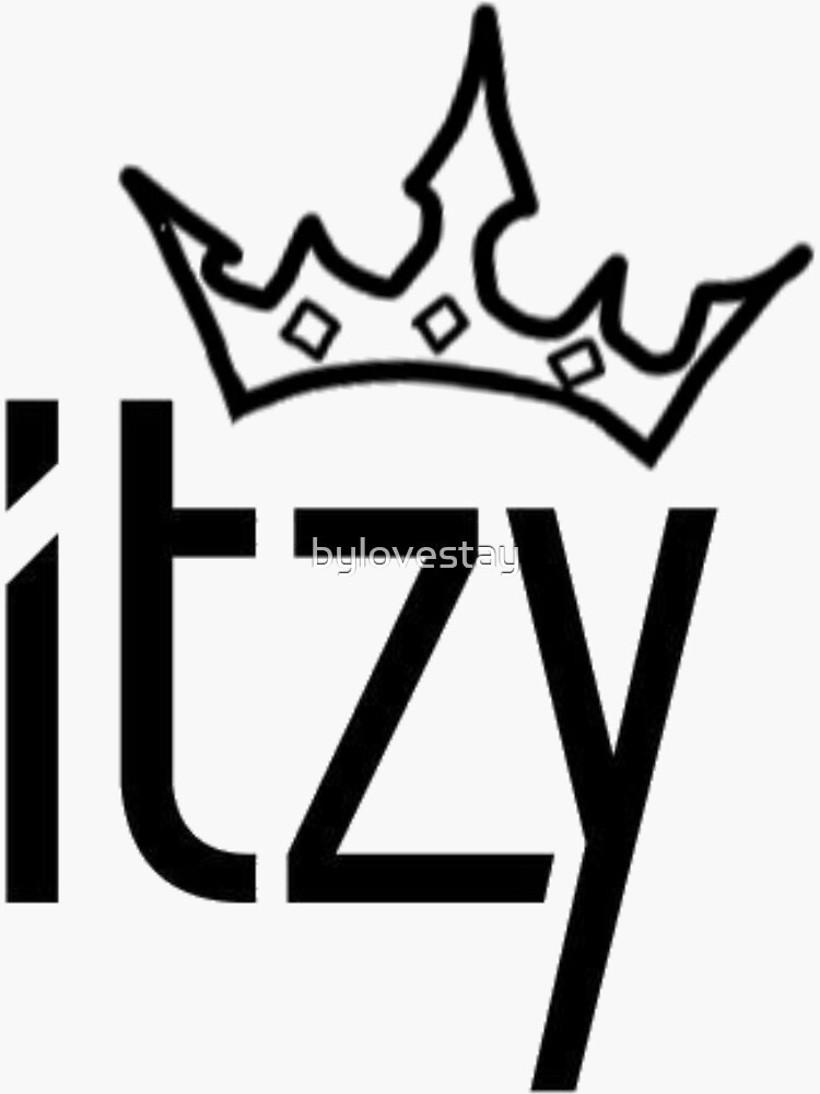 "Itzy Checkmate Crown" Sticker for Sale by bylovestay | Redbubble