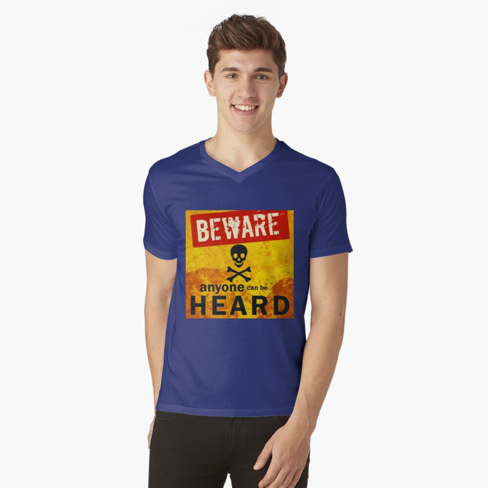 Item preview, V-Neck T-Shirt designed and sold by poeticdustbin.