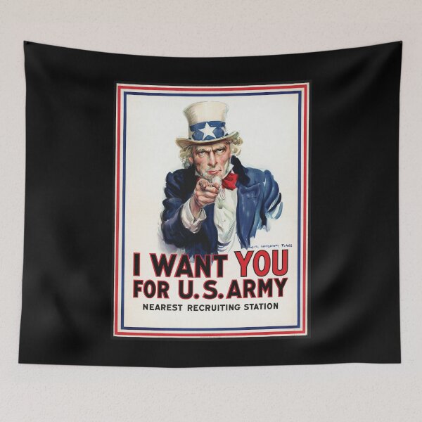 Item preview, Vintage 1917 I want you for the US Army designed and sold by Relics Of The Day.