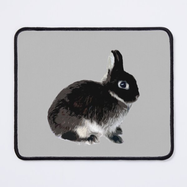 Item preview, Black Otter Netherland Dwarf Rabbit designed and sold by wigobun.
