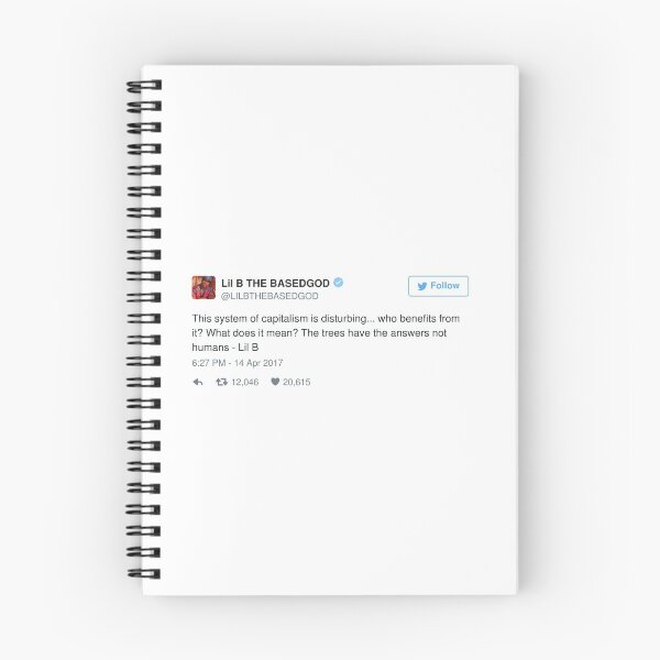 Item preview, Lil B Tweet - capitalism and trees designed and sold by katiewrenchir.