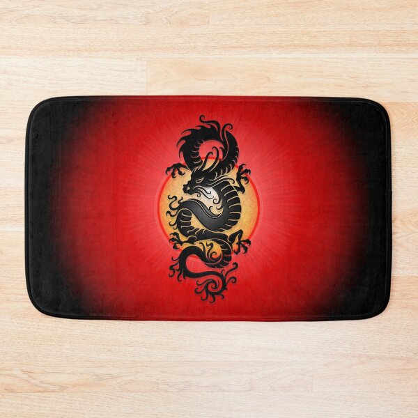 Item preview, Black Chinese Dragon on Red designed and sold by JeffBartels.