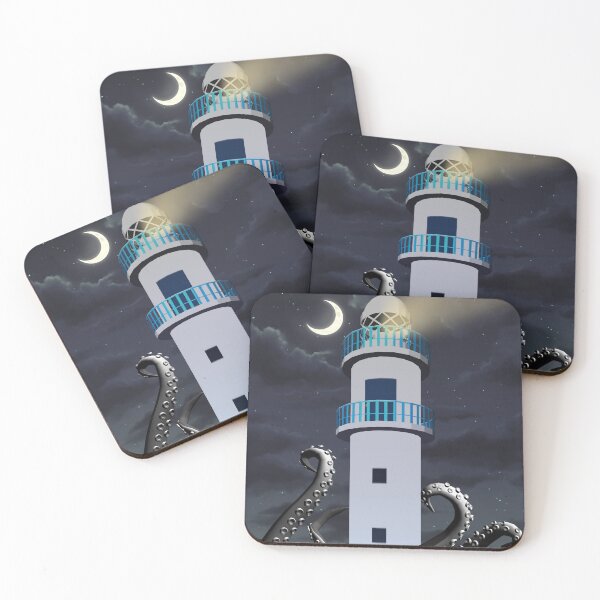 Item preview, The Kraken and Lighthouse designed and sold by Eternallost.