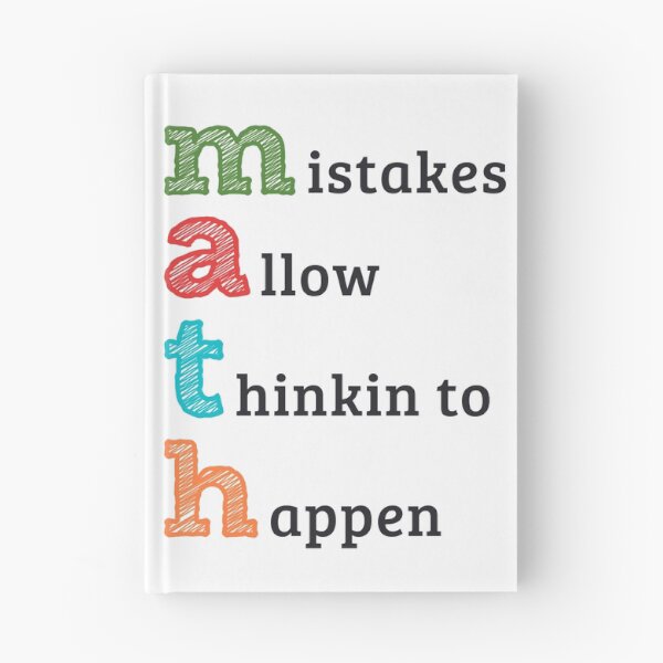 Item preview, Math mistakes allow thinking to happen designed and sold by wordsup.