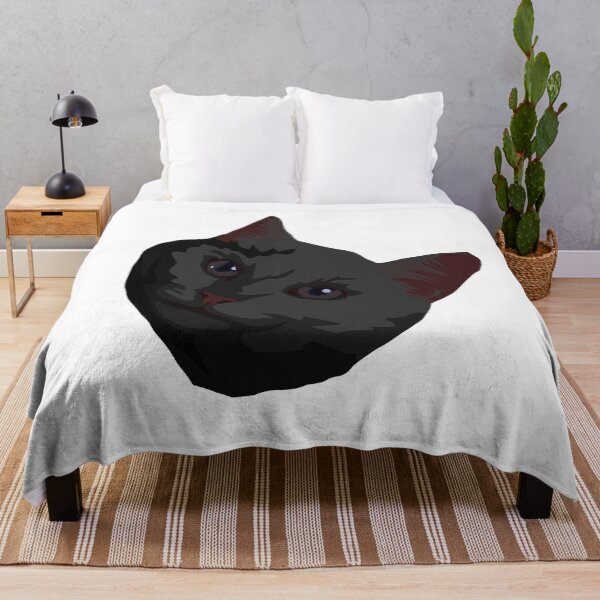 Artikelvorschau, Dark Grey eyed black cat entworfen und verkauft von LeahcarsArt.