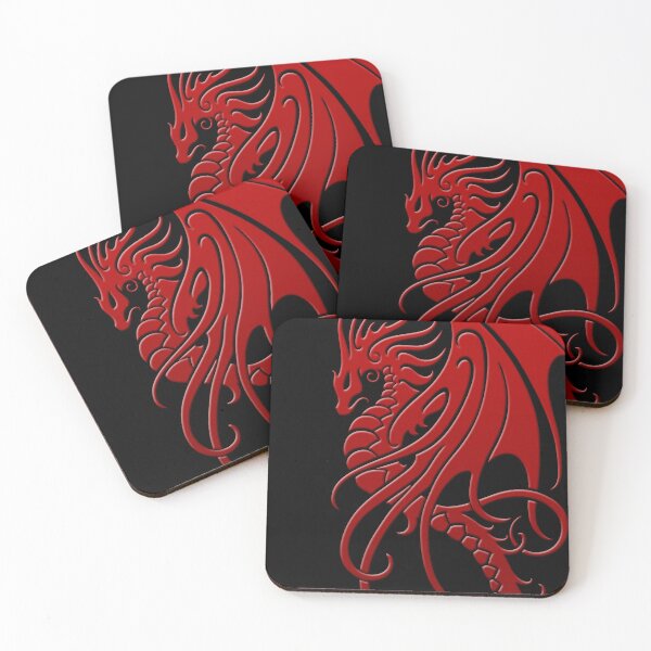 Item preview, Flying Red Tribal Dragon designed and sold by JeffBartels.