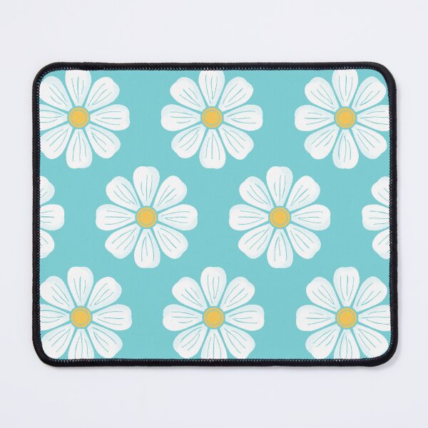 Item preview, Bold Retro Daisy on Aqua designed and sold by SarahDCreative.