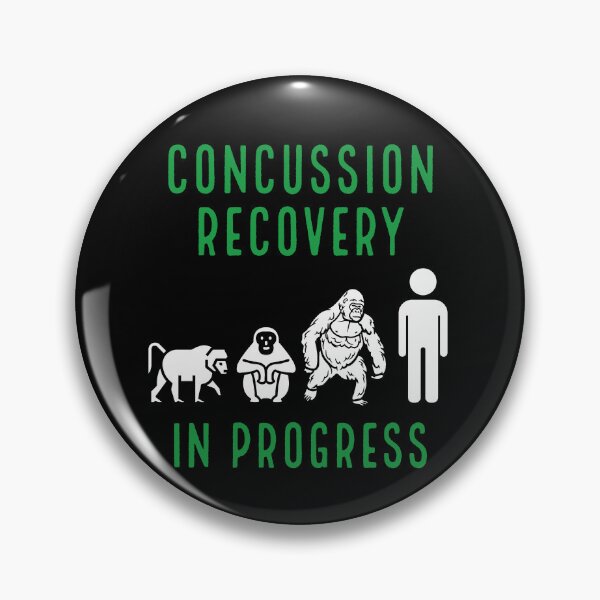 Item preview, witty, self deprecating, funny concussion, concussed, TBI design  on a T-shirt, sticker, and mug designed and sold by smichaeliv.