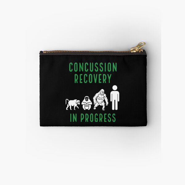 Item preview, witty, self deprecating, funny concussion, concussed, TBI design  on a T-shirt, sticker, and mug designed and sold by smichaeliv.