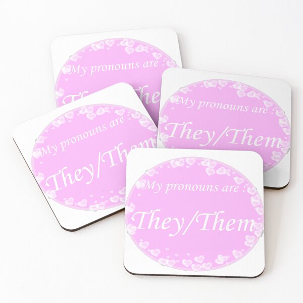 Item preview, Pink They/Them pronoun  designed and sold by TheUndeadDesign.