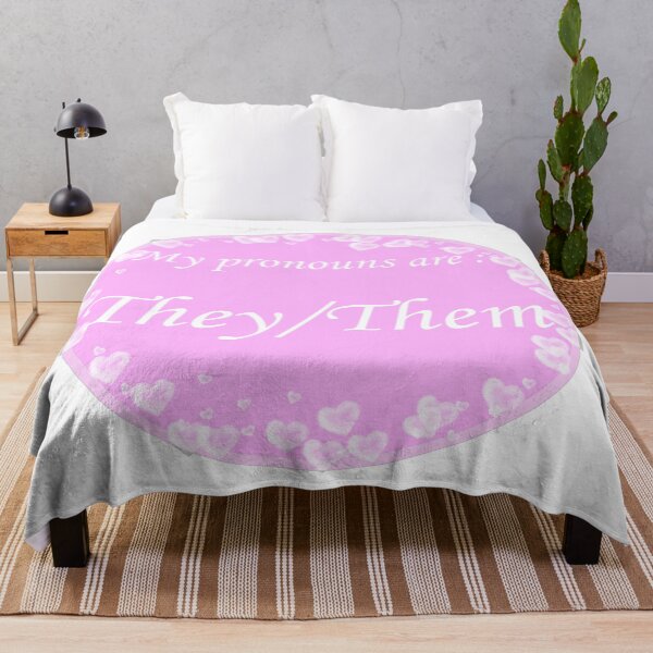 Item preview, Pink They/Them pronoun designed and sold by TheUndeadDesign.