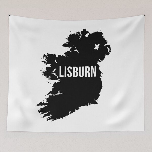 Item preview, Lisburn, Ireland Silhouette designed and sold by CartoCreative.