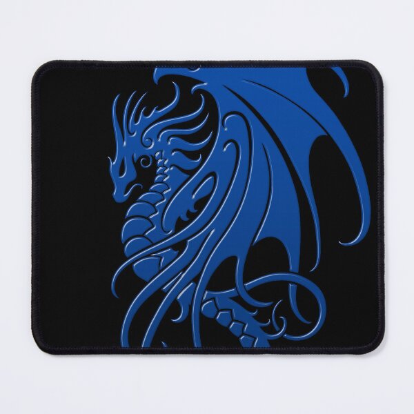 Item preview, Flying Blue Tribal Dragon designed and sold by JeffBartels.