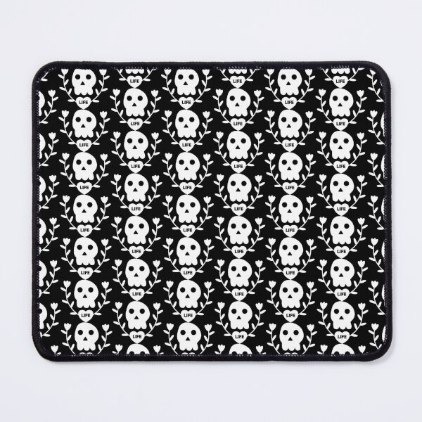 Item preview, Kawaii Goth Skeleton Skull Head Death Flowers Botanical Branches Heart Life Illustration designed and sold by wenjunior.