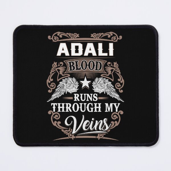 Artikelvorschau, Adali Name T Shirt - Adali Blood Runs Through My Veins Gift Item Tee entworfen und verkauft von rolandchel.
