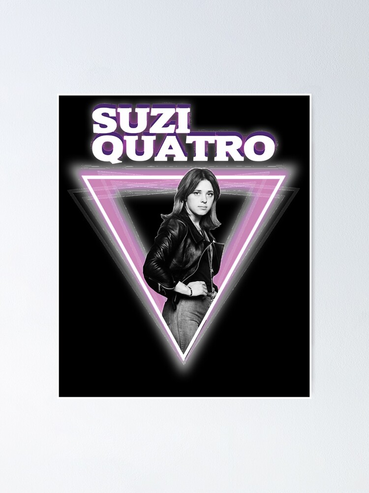 "Suzi Quatro Hard Rock Retro Vintage Hipster" Poster for Sale by