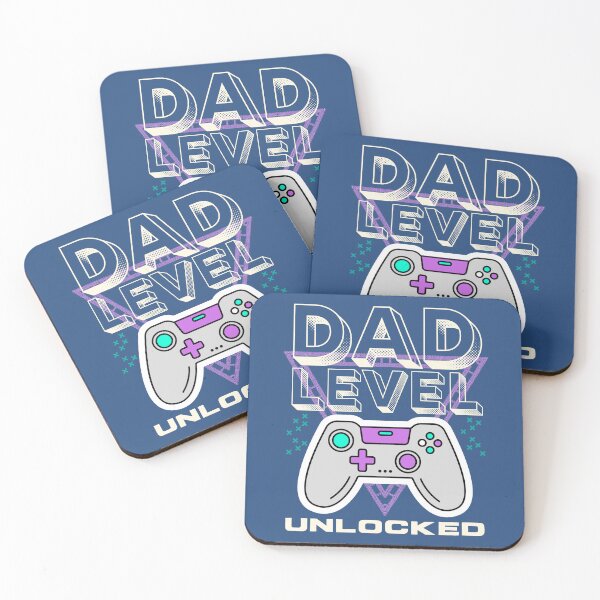 Item preview, Dad Level Unlocked Game Controller Tee designed and sold by The magic  Yellow bus.