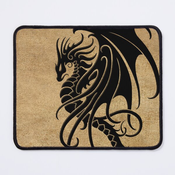 Item preview, Flying Black Tribal Dragon designed and sold by JeffBartels.