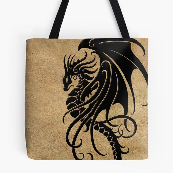 Item preview, Flying Black Tribal Dragon designed and sold by JeffBartels.